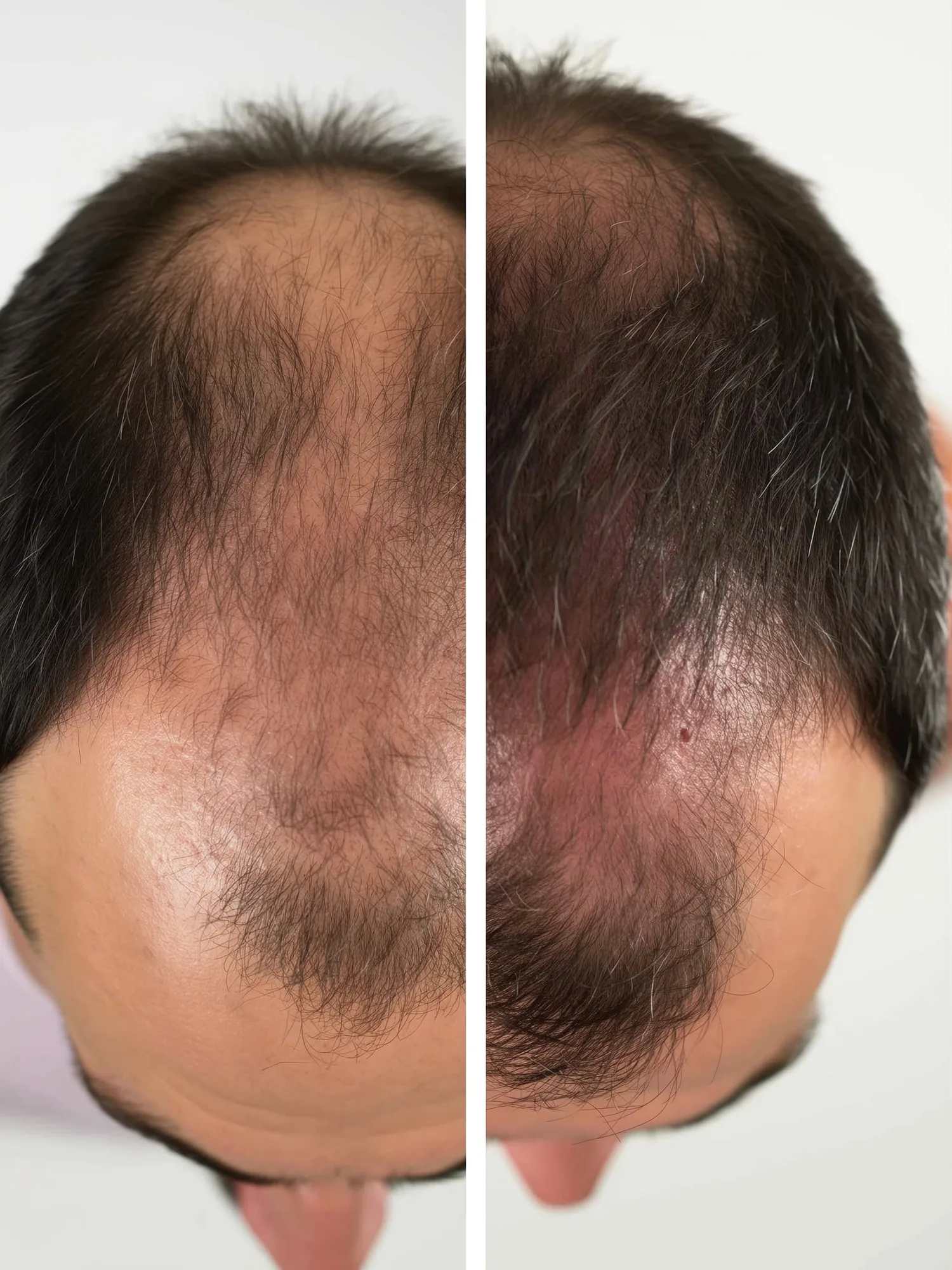 Hair transformation result 1